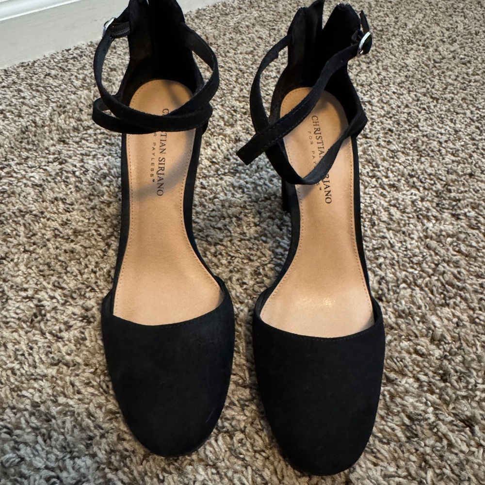 Black Suede Heels